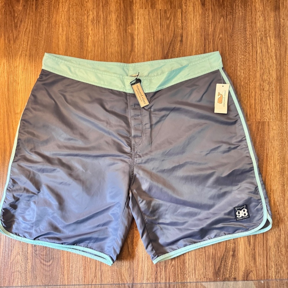 Vineyard Vines NWT Mens Swim Board Shorts Sz 42 Starry Night Blue Unlined‎ Beach
